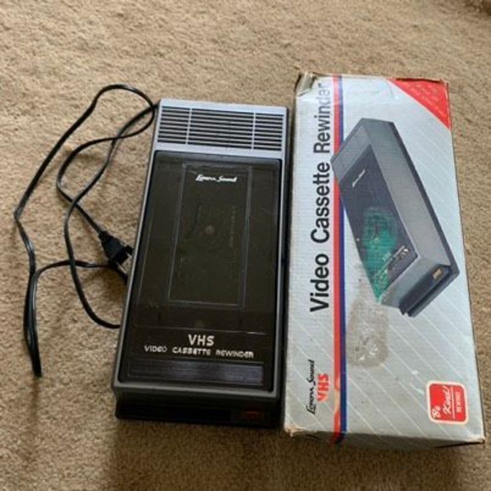 Lenox Sound VHS Video Cassette Rewinder In Box